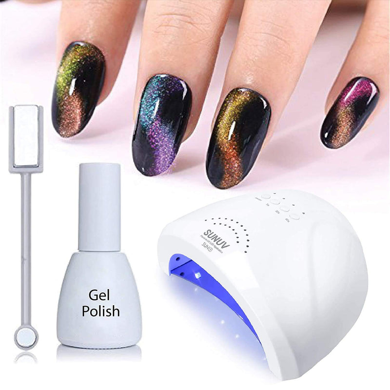 UV LED Nail Lamp, SUNUV Gel Nail Light for Nail Polish 48W UV Dryer with 3 Timers SUNone - BeesActive Australia