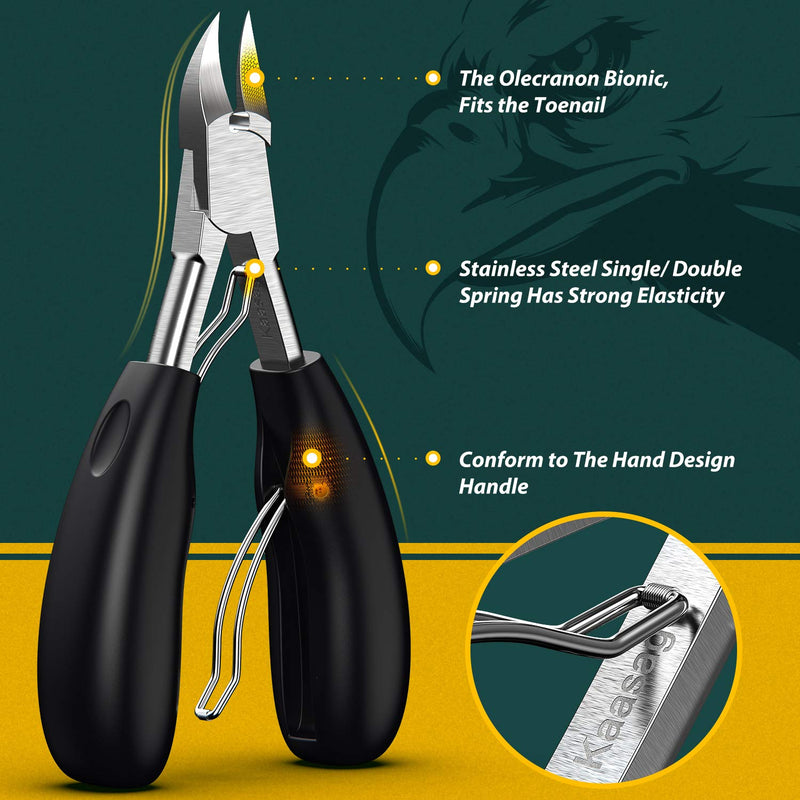 Kaasage Toenail Clippers Used for All Kinds of Ingrown Nails, Paronychia, Hard Nails, Suitable For Elderly, Women and Most People. - BeesActive Australia