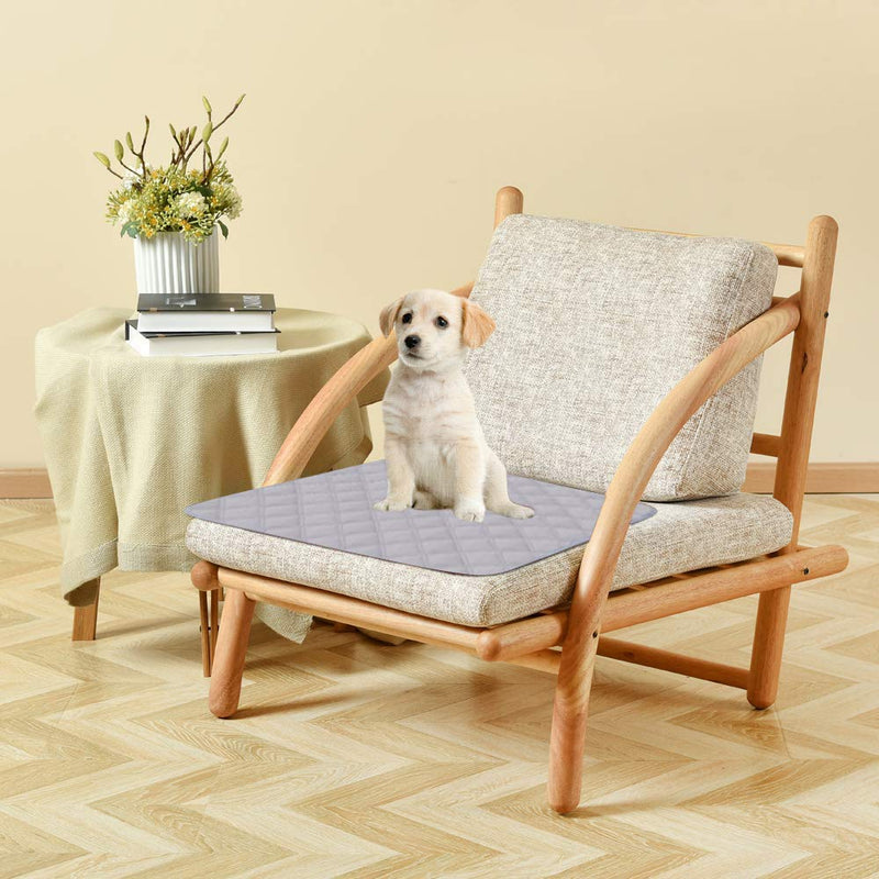 Large Absorbent Washable Incontinence Chair Seat Protector Pad Chair Sheet Waterproof Washable Seat Pads Incontinence Chair Absorbent Pads Nonslip Pet Underpads for Adult Children Baby Pet Mat,55x53cm Grey - BeesActive Australia