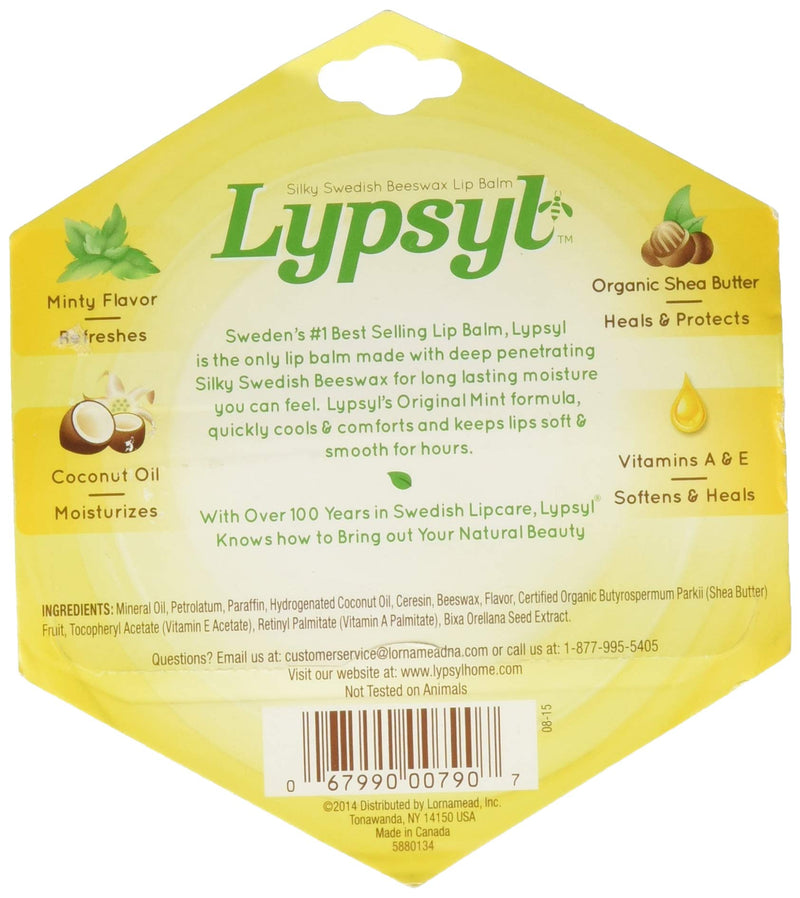 Lypsyl Intense Protection Original Mint, Lip Balm 0.10 oz 0.10 Ounce (Pack of 1) - BeesActive Australia