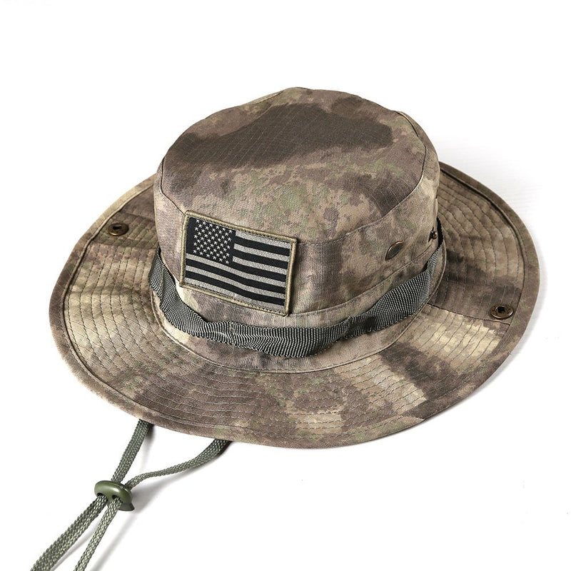 [AUSTRALIA] - massmall Military Tactical Head Wear/Boonie Hat Cap For Wargame,Sports,Fishing &Outdoor Activties (Acu Camouflage) 