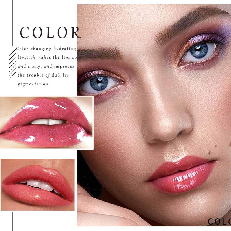 Edanta Moisturized Lip Gloss Color Change Hydrated Liquid Lipstick Smooth Balm Lip Makeup Set Accessories for Women and Girls - BeesActive Australia