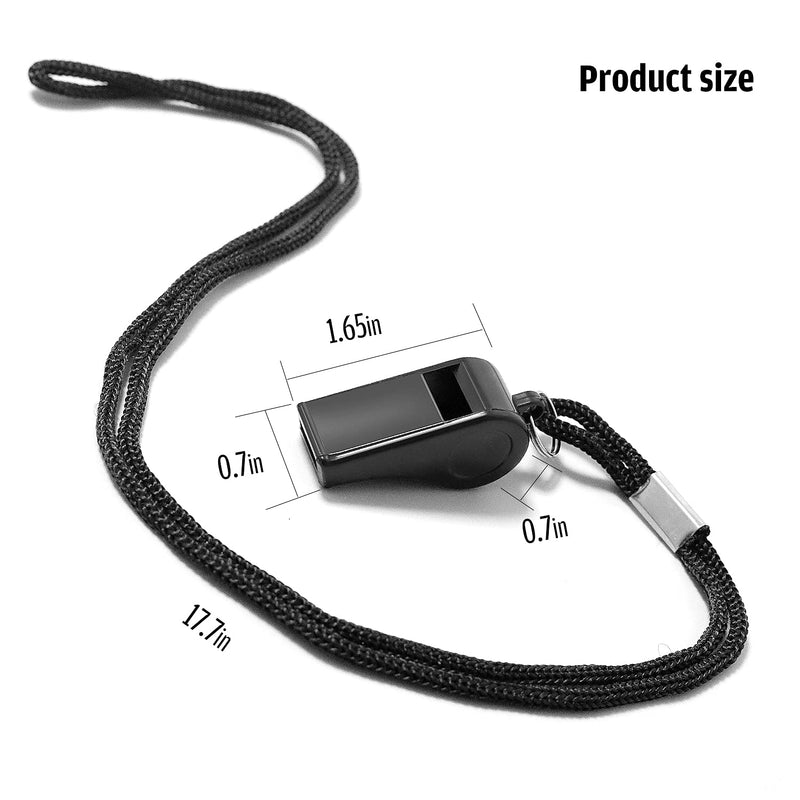 XXINMOH Whistle with Lanyard for Coaches, Referees, Training, Outdoor Camping Accessories,Dog Whistle, Emergency Survival.Sporting Goods Whistle That Children can Also use (3pcs) Red Black - BeesActive Australia