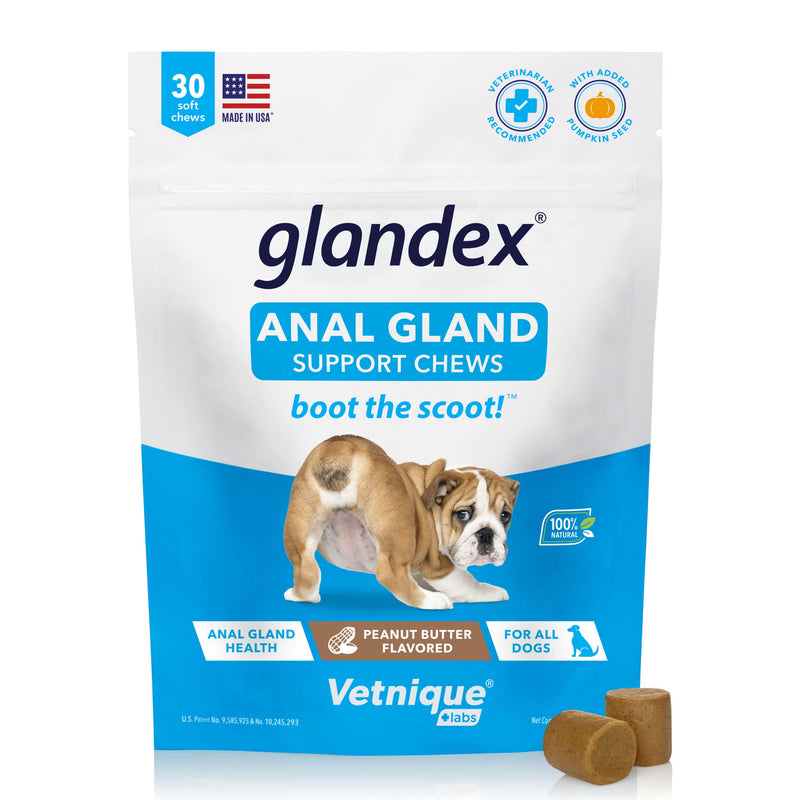 Glandex for Dogs 30ct Soft Chews and Profivex Dog Probiotics 30ct Soft Chews Bundle - by Vetnique Labs - BeesActive Australia