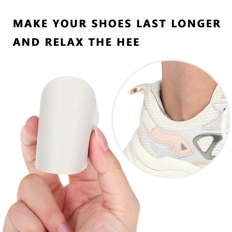 Boyiee 8 Pairs Shoe Heel Repair Patch Kit Shoe Sneaker Hole Repair Patch Self-Adhesive Shoe Heel Wear Hole Prevention Patch Insert for Most Types of Shoes and Seats, Large and Small - BeesActive Australia