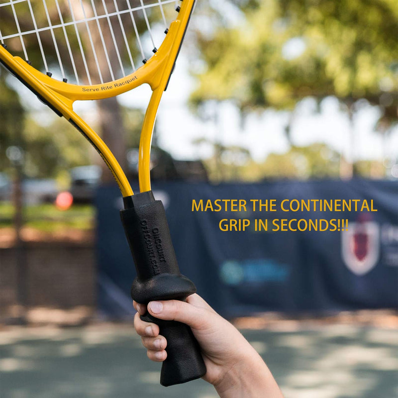 [AUSTRALIA] - Oncourt Offcourt Serve Rite Racquet - Master The Continental Grip in Minutes/Only for Right-Handed Junior Players 