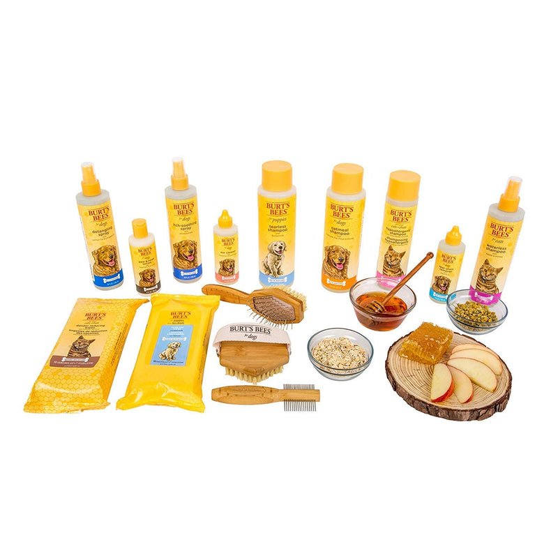 Burt's Bees for Dogs Deodorizing Dog Shampoo and Dog Deodorizing Spray, Apple & Rosemary Dog Shampoo, Natural Dog Shampoo, Puppy Shampoo, Dog Bathing Supplies, Dog Wash, Pet Shampoo 16 oz - 1 Pack - BeesActive Australia