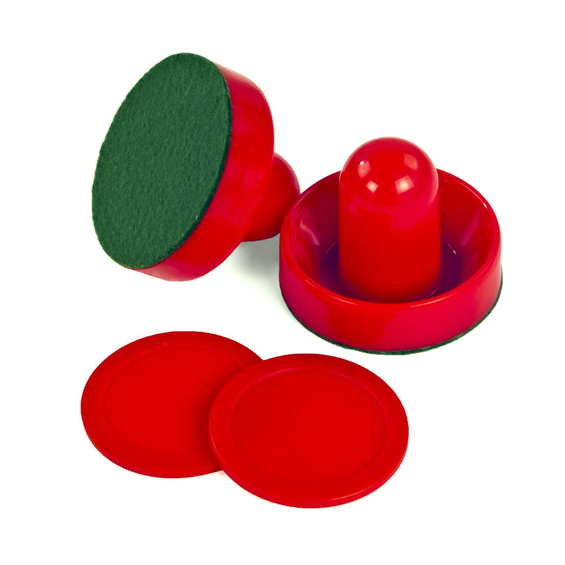 Hathaway 3-Inch Striker and 2.5-Inch Puck Air Hockey Set, Red - BeesActive Australia