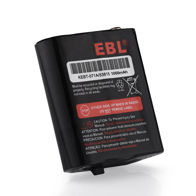 EBL 2 Packs 3.6V 1000mAh Two-Way Radio Rechargeable Batteries for 53615 KEBT-071A KEBT-071-B KEBT-071-C KEBT-071-D - BeesActive Australia
