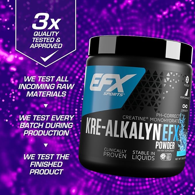 EFX Sports Kre-Alkalyn EFX Powder Blue Frost 7.76oz - BeesActive Australia