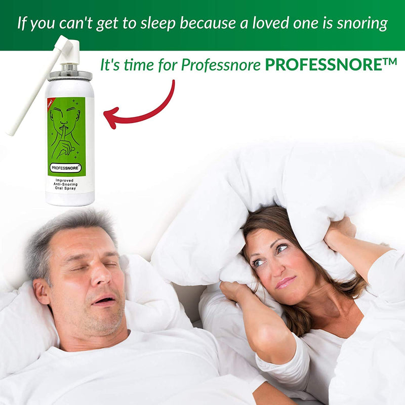 Snore Solutions Anti Snoring Stop Relief Spray ProfesSnore (1.69 Fl Oz (Pack of 1)) 50 ml (Pack of 1) - BeesActive Australia