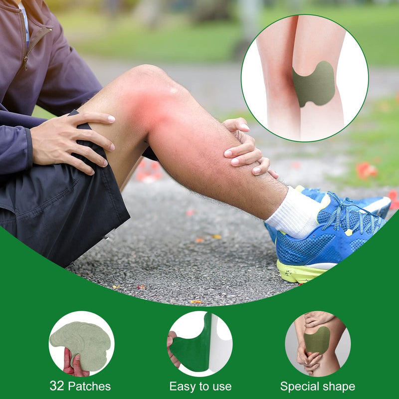 Knee Pain Patches, Pain Relief Patch for Knee,26pcs Wormwood Pain Relief Patch, Knee Relief Patches kit, Long Lasting Effect Warming Herbal Plaster, Relief Knee Pain,Up to 24 Hours(for Knee-26) For Knee-26 - BeesActive Australia