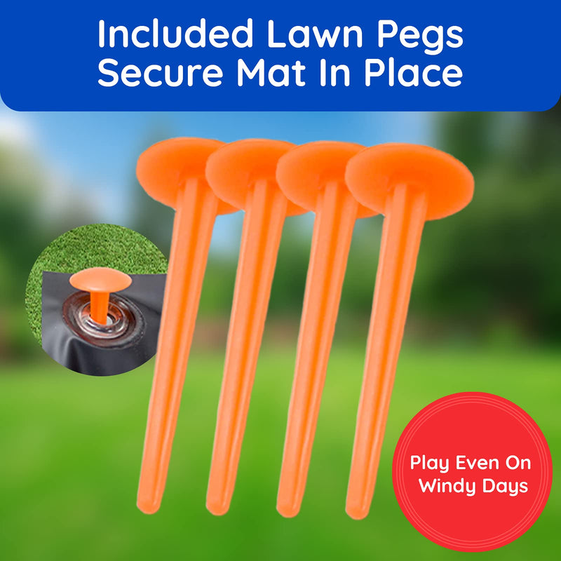 Giggle N Go Flarts Lawn Darts Outdoor Games for Family Our Lawn Games for Kids - Quality Backyard Games for Adults and Kids - Our Inflatable Dart Games are Safe Indoor Outdoor Games for Kids MONSTER THEME - BeesActive Australia
