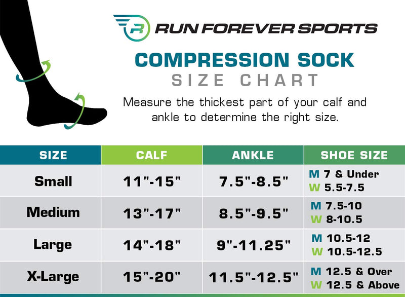 Run Forever Sports Compression Socks for Men & Women – 20-30mmHg Medical Grade Graduated Stockings Small Beige - BeesActive Australia