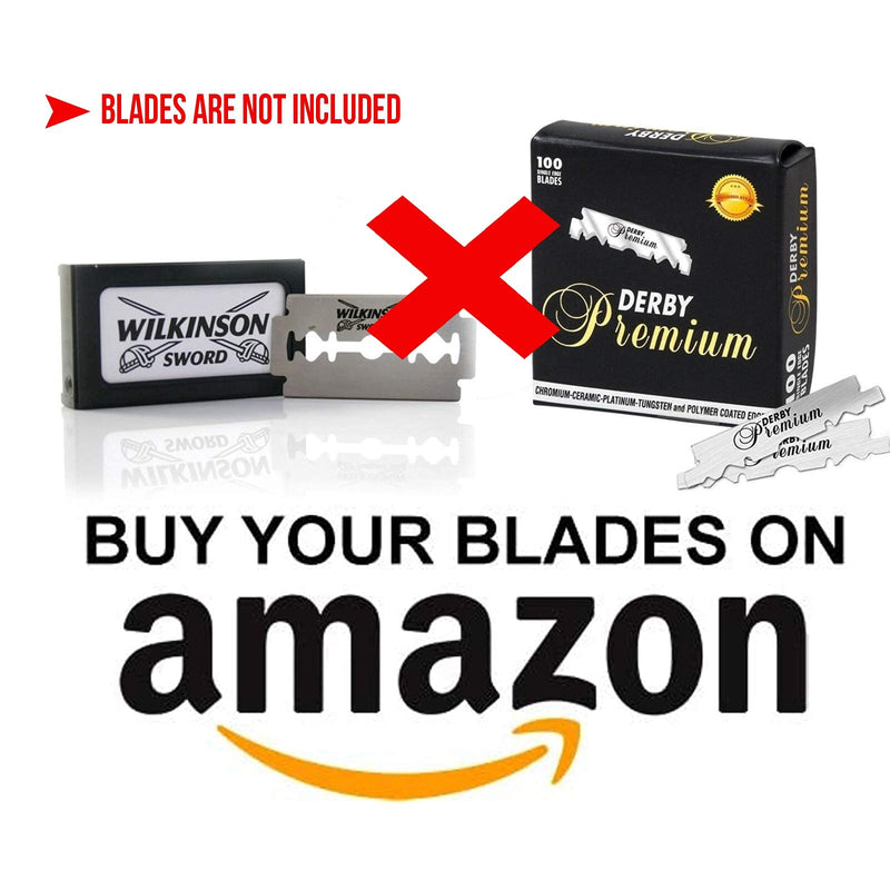 SHARPY Cut Throat Razor Kit - Matte Black Straight Razor Men - Professional Barber Shaving Razor for Men - Moustache & Beard Razor Men Shaving Kit - BeesActive Australia