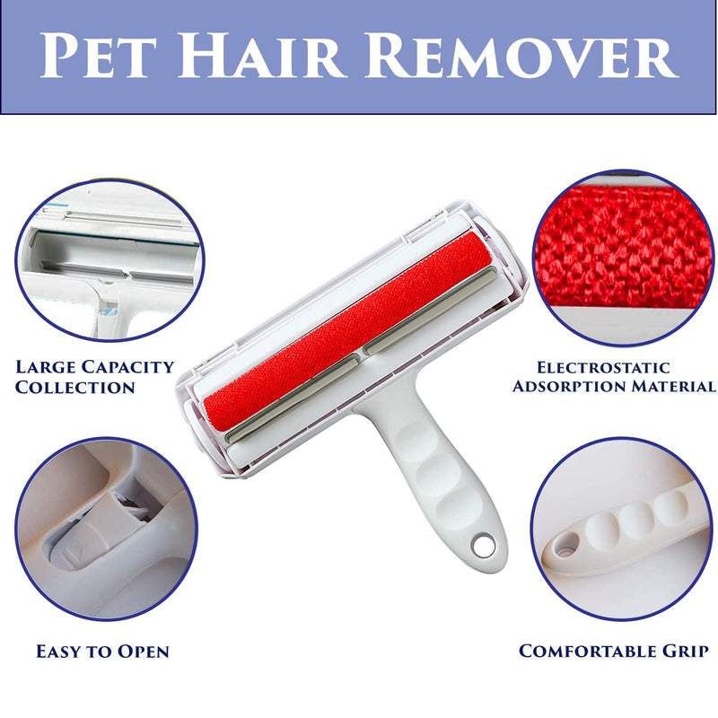 Comfortable Handle Reusable Pet Hair Remover | Cat & Dog Instant Hair Remover for Bedding, Carpet & Furniture | Suitable for Every Material | Hair-Free Home Guaranteed | Cost Effective Product. - BeesActive Australia