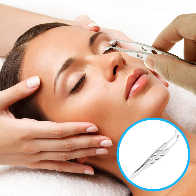 Premium Stainless Steel Arita Tauber Meibomian Gland Expressor Meibomian Gland Expressor Professional Excessive Eyelid Massage Forceps for Issue Dry Eyes - BeesActive Australia
