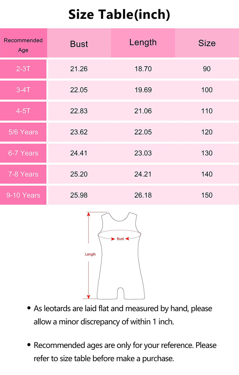 EQSJIU Gymnastics Leotards for Girls Kids Rainbow Mosaic Mermaid Butterfly Stars Leopard Galaxy Tie Dye Cosmos Leopard 5/6 Years Colorful Stars - BeesActive Australia