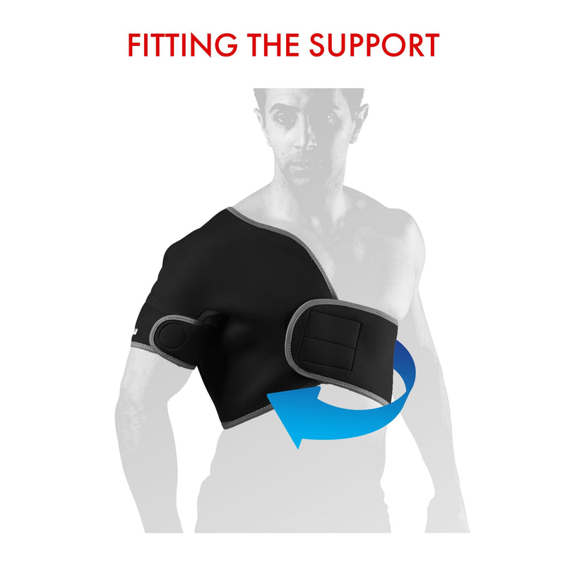 Vulkan Classic Right Half Shoulder Support, X-Large, Shoulder Brace for Rotator Cuff Injuries, AC Joint Support, and Dislocations, Shoulder Strap for Men and Women, Brace for Athletes and Exercising Right - X-Large New - BeesActive Australia