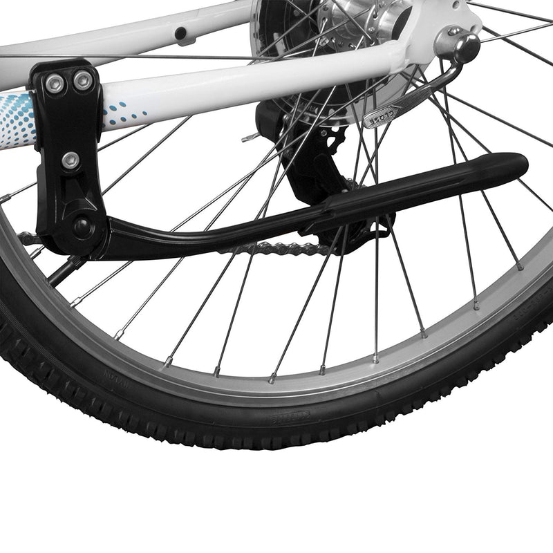 BV Bike Kickstand - Alloy Adjustable Height Rear Side Bicycle Kick Stand, for 24" - 28" Mountain Bike/Road Bike/BMX/MTB 24"/26"/28" Black - BeesActive Australia