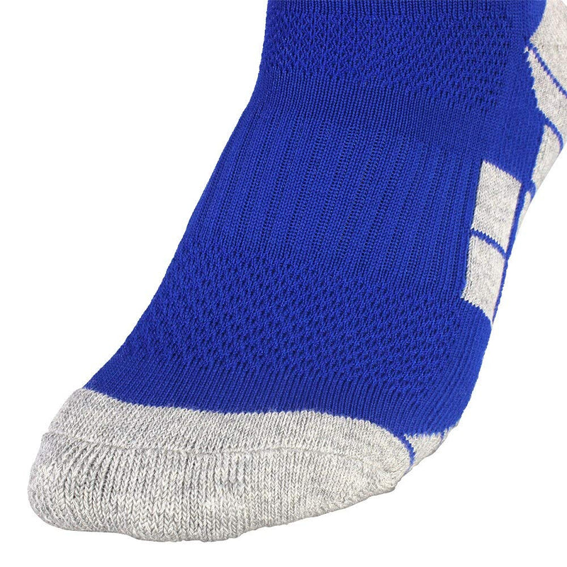 [AUSTRALIA] - CWVLC Soccer Socks (1/3/5 pairs) Team Sport Knee High Socks for Adult Youth Kids 1-pair Blue X-Small 