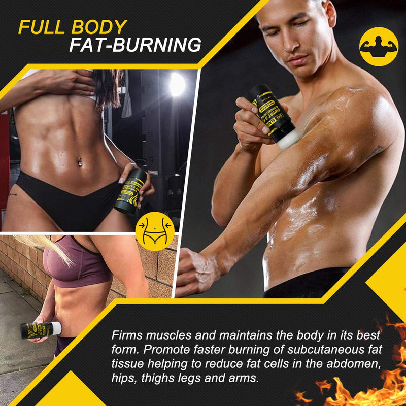 Hot Gel Cream, Sweat Workout Enhancer Gel, Weight Loss and Fat Burning Cream for Belly for Women and Men, Slimming Cream for Tummy, Anti Cellulite Cream for Body, Deep Tissue Massage & Muscle Yellow - BeesActive Australia