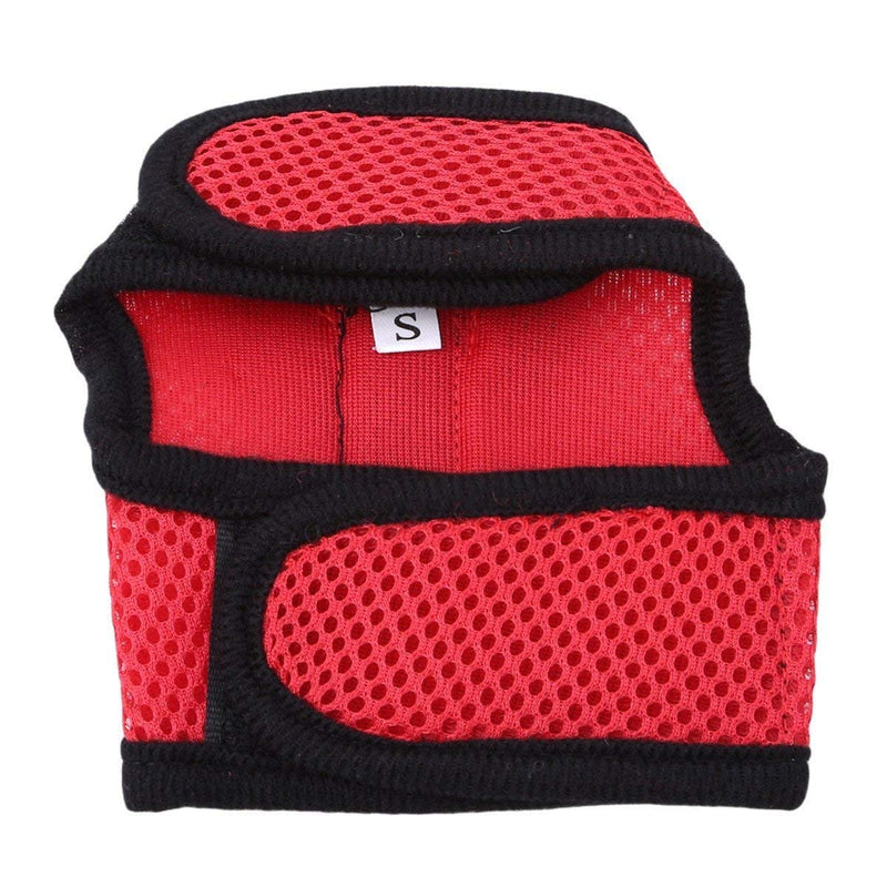 Rabbit Harness with Leash Adjustable Soft Mesh Vest Harness for Bunny Kitten Guinea Pig Rat S Red - BeesActive Australia