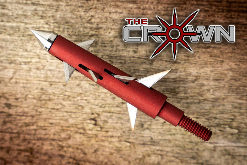 Crown Broadheads by Thorn - 100/125 Grain Broadheads for Crossbow/Compound Bow 100 Gra" Compound Bow - BeesActive Australia