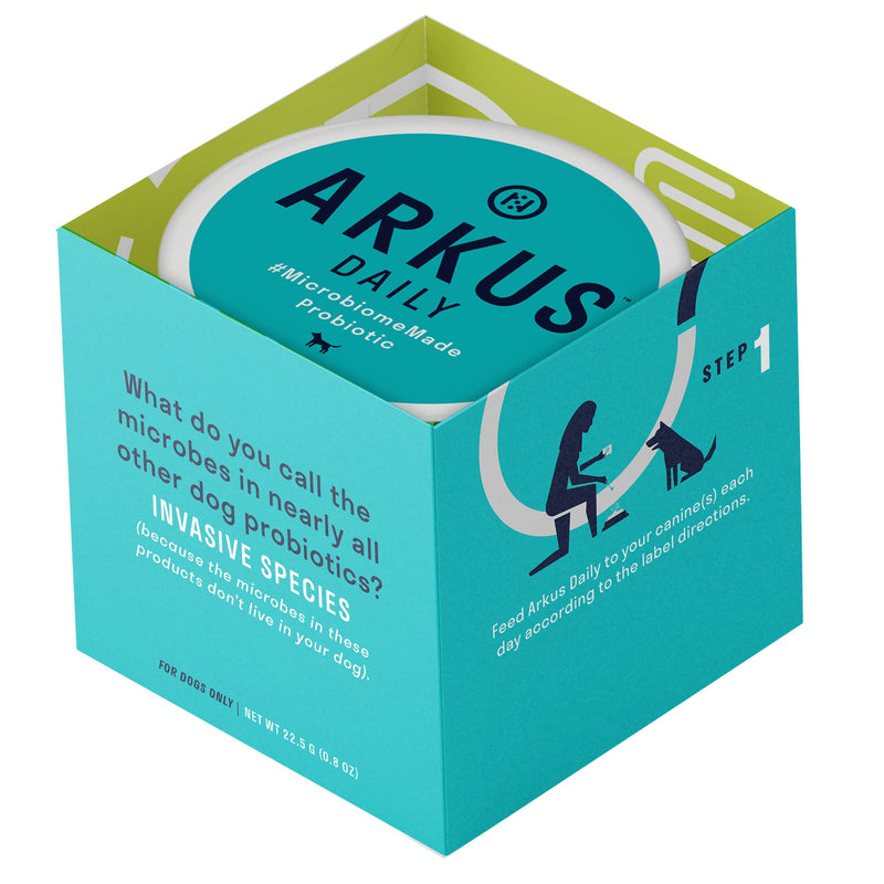 ARKUS Daily Dog Probiotic, The Only Product Made with Microbes That are Natural to The Gut of Healthy Dogs, Supports Better Digestion, Gut Health, and Immune System, Maintains a Healthy Microbiome - BeesActive Australia