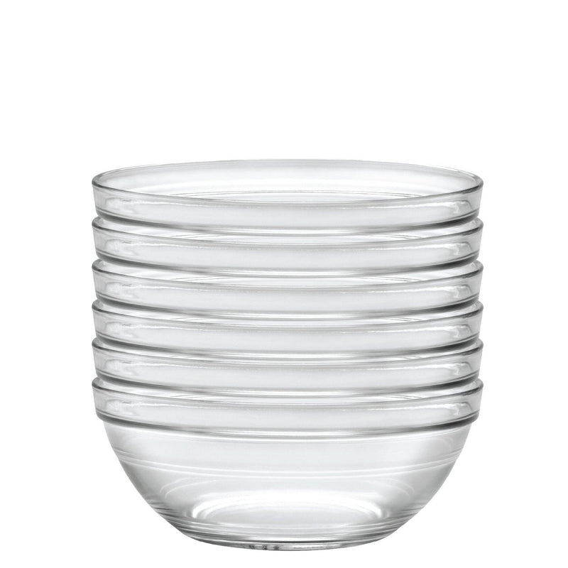 Duralex Made In France Lys Stackable Glass Bowl (Set of 4), 1 oz., 2.3 Inches, Clear 1.25 oz - BeesActive Australia
