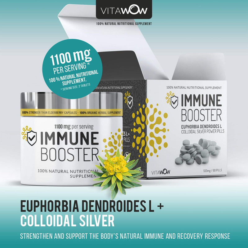 Premium Immune Support Booster Supplement - Stronger Than Elderberry Capsules - Silver Coated Pills - Strong Anti Inflammatory Agent & Natural Immune Defense (60pcs) - BeesActive Australia