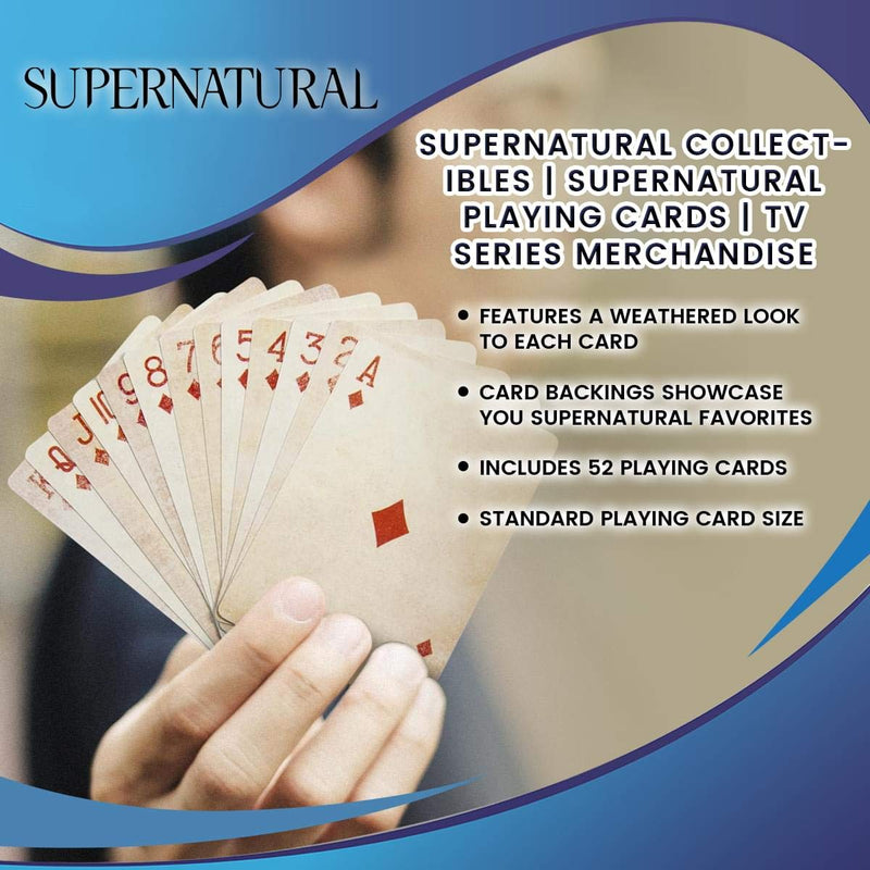 [AUSTRALIA] - JUST FUNKY Supernatural Collectibles | Supernatural Playing Cards | TV Series Merchandise 