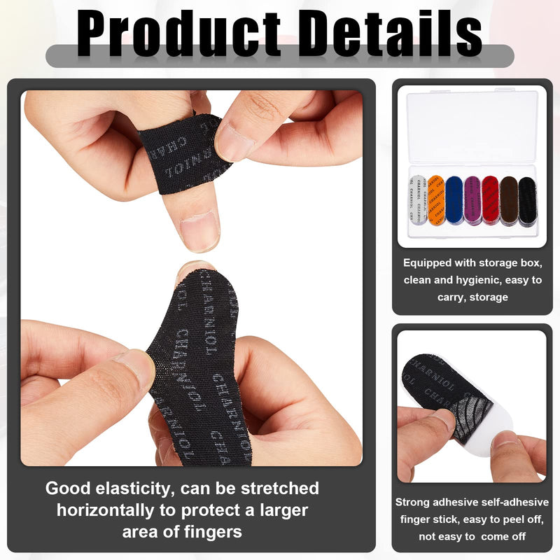 Charniol 140 Pieces Protective Performance Tape Bowling Tape Bowling Accessories for Men Bowling Thumb Tape Bowling Finger Tape with Plastic Storage Box for Sport Supplies - BeesActive Australia