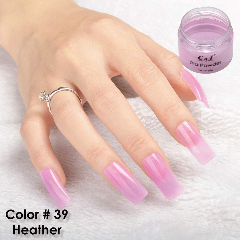 C & I Dipping Powder Color No.039 Heather Purple Color System - BeesActive Australia