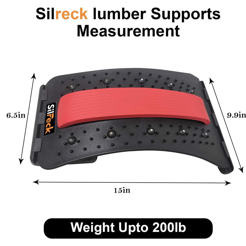 Silreck Back Stretcher-Back Massager | Back & Shoulder Massager for Woman & Man- Lower & Upper Muscle Posture Corrector-Fitness Equipment for Lumbar Support I Magnetic Stretcher for Pain Relief - BeesActive Australia
