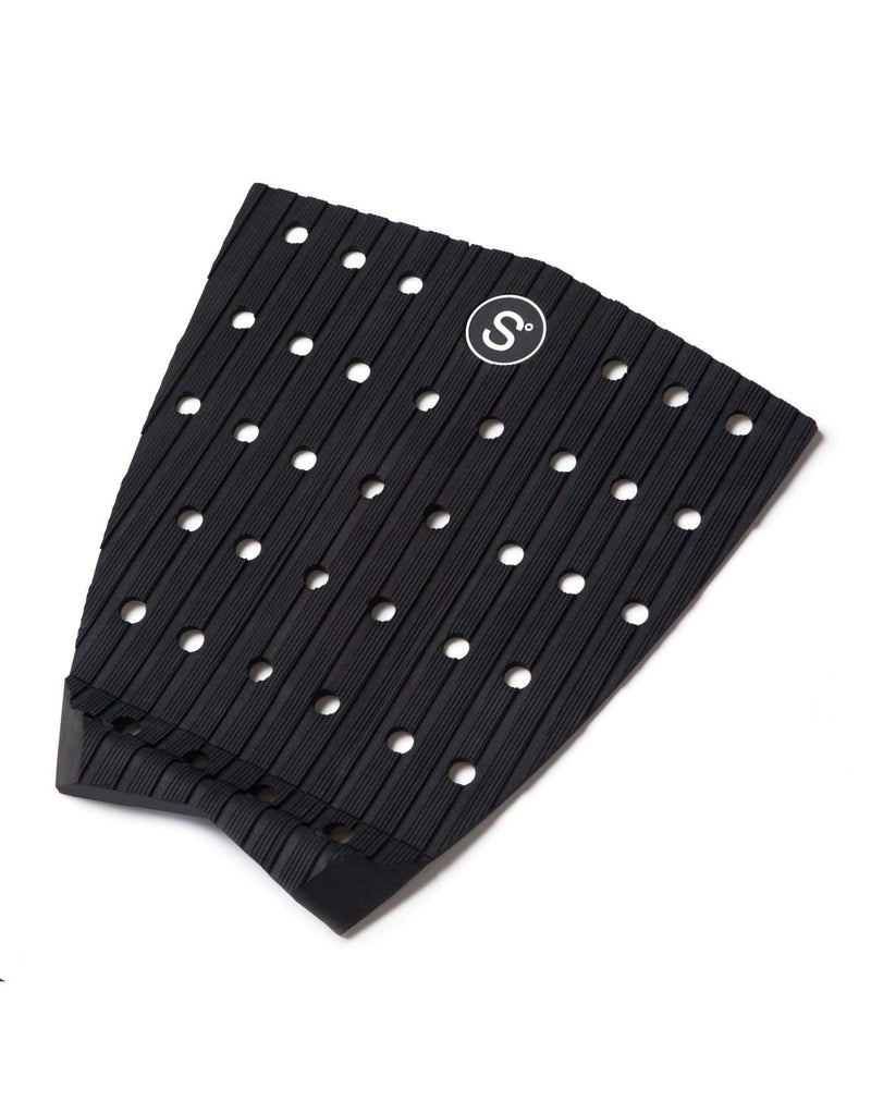 SYMPL Surfboard Traction Pads 3-Piece Deck Grips for Surfboard, Skimboard, Longboard Deck - Maximum Grip Stomp Pad, 3M Adhesive - Fits Surf, Skim Board, Long Deck, Wakesurf and Fish Boards Black - BeesActive Australia