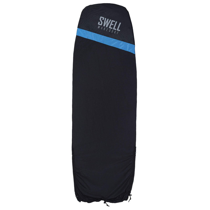 SWELL Wakesurf - Adjustable Length Wakesurf Board Sock with Padded Nose and Pocket - Wakeboard Cover - One Size Fits All Surfboard Bag Snub Nose - Blue - BeesActive Australia