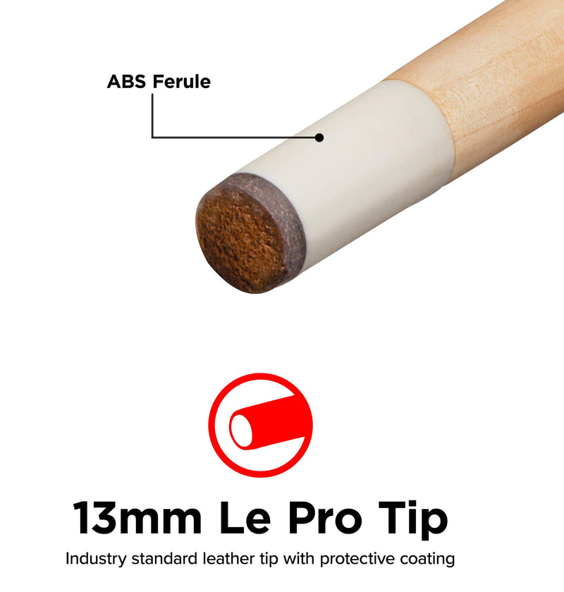 Viper Commercial/House 1-Piece Canadian Maple Billiard/Pool Cue 36-Inch Shorty - BeesActive Australia