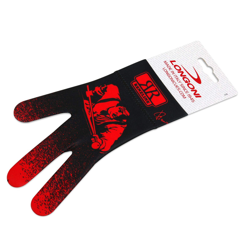 [AUSTRALIA] - Renzline Pool CUE Glove Billiard Player - Red/Black - for Left Hand - One Size fits All 