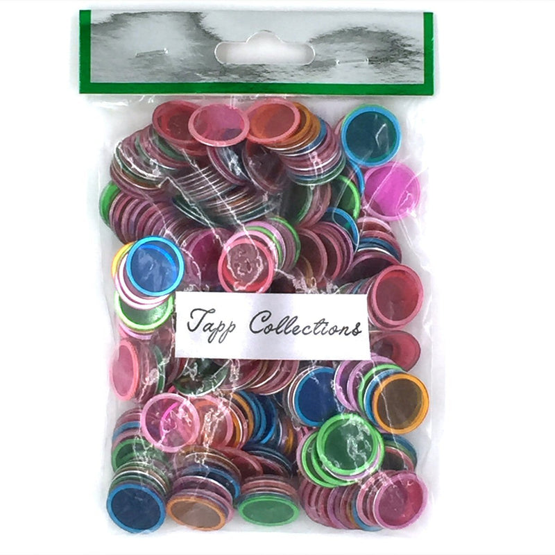 Tapp Collections Bingo Transparent Chips 300-pk Assorted Colors - BeesActive Australia