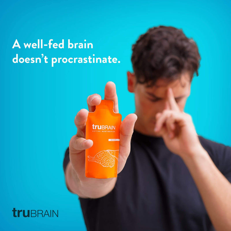 TruBrain Drinks – Nootropic Brain Food Designed by Neuroscientists to Boost Mental Output & Improve Memory Nootropic Supplement Strong 1 Fl Oz (Pack of 10) - BeesActive Australia