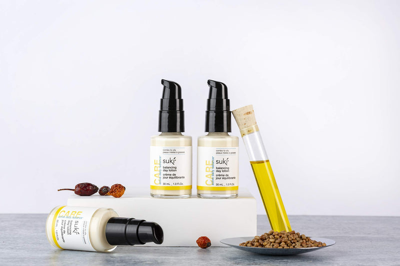 Suki Skincare Balancing Day Lotion - With Salicylic Acid, Borage Seed, Hazelnut, & Jojoba Seed Oils - Ultimate Weightless Everyday Hydrator - 30 ml - BeesActive Australia