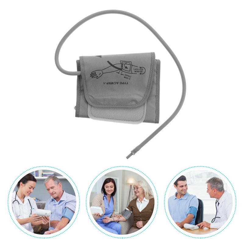 Healifty Blood Pressure Monitor Upper Arm Cuff Strap Blood Pressure Monitor Accessories 22-32cm of Arm Circumference Grey - BeesActive Australia