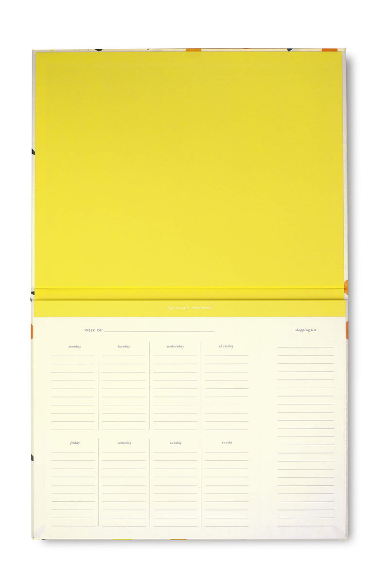 Kate Spade New York Undated Weekly Planner, Personal Organizer Meal Planner with Grocery Shopping List, Includes 52 Tear Off Sheets for 1 Year of Use, Citrus Twist - BeesActive Australia