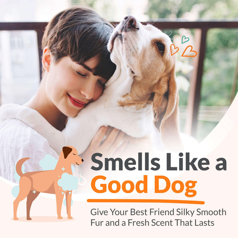 PawSafe Dog Shampoo and Conditioner - 5-in-1 Dog Wash with Moisturizing Aloe and Oatmeal for Dry, Sensitive and Itchy Skin. Helps with Shedding, Dandruff, Allergies and Odor Control - BeesActive Australia