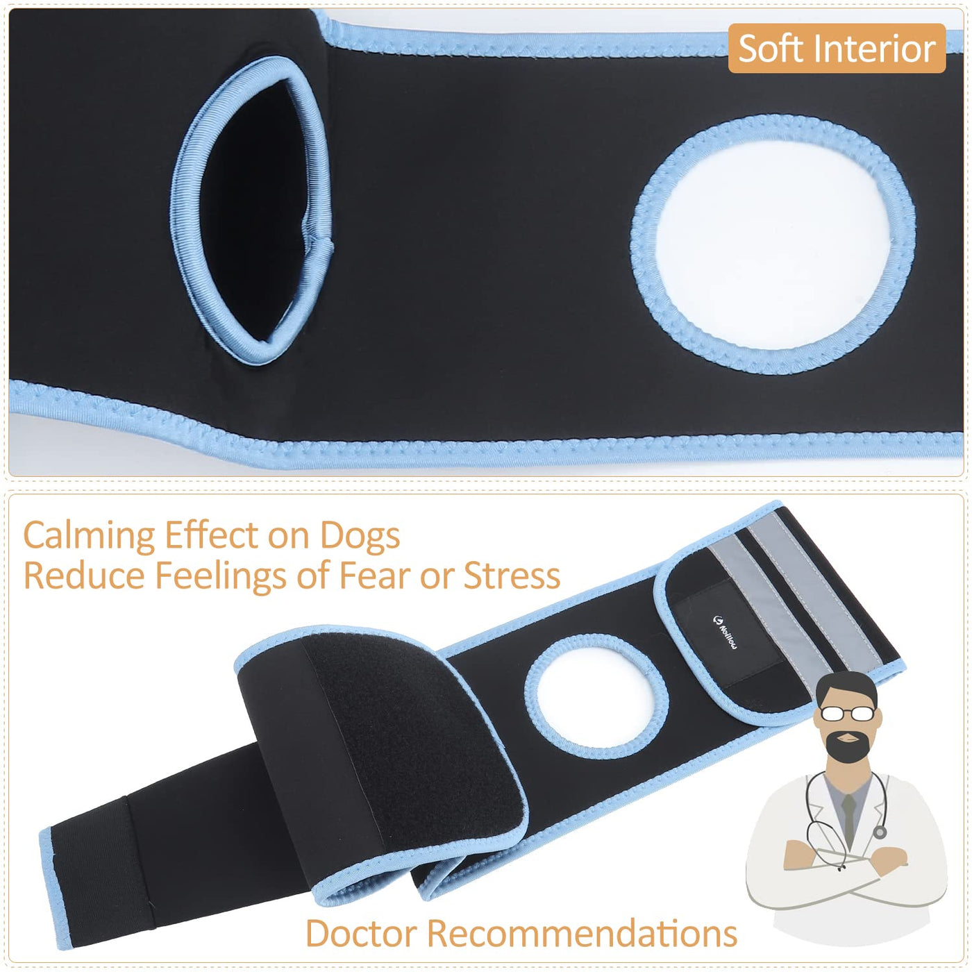 Noillow Dog Recovery Suit, Dog Sleeve for Licking, Dog Cone Collar  Alternative, Dog Leg Sleeve - Abrasion Resistant Dog Recovery Sleeve, Dog  Wound Prevent Licking and Dog from Tearing Sleeve Small |