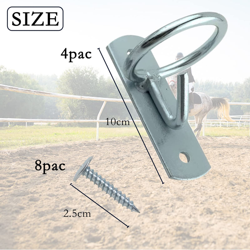 Ikotich 4Pcs Equestrian Bucket Hook, Horse Water Bucket Hook, Wall Mount Bucket Hook, Horse Feed Bucket Hooks for Horse Stable Supplies - BeesActive Australia