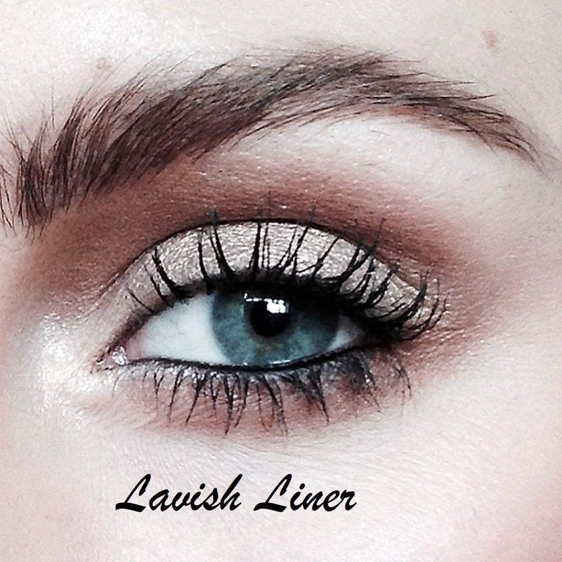 Lavish Liner by Hairgenics Pronexa – 2-in-1 Precision Liquid Eyeliner Pen with Eyelash Growth Enhancing Serum and Castor Oil for Perfect Eyes and Long Lashes, Jet Black. - BeesActive Australia