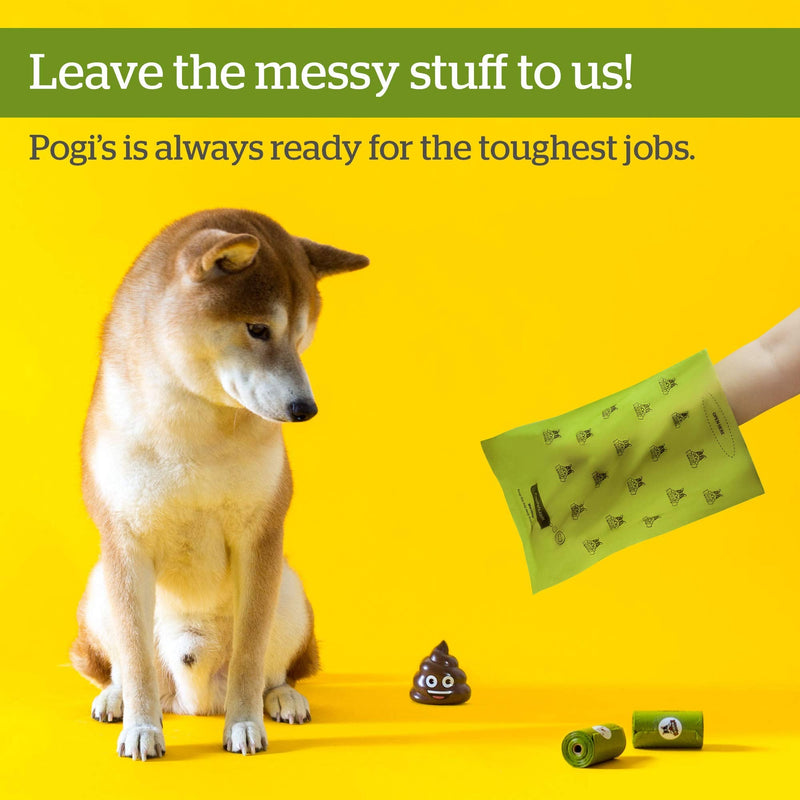 Pogi's Poop n' Wipe Combo Pack - 450 Doggy Poop Bags & 100 Dog Wipes Bundle - BeesActive Australia