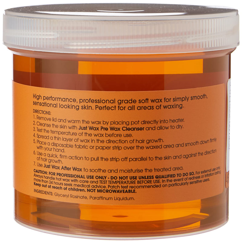 Salon System Just Wax Traditional High Performance Soft Wax for Sensitive Skin 450g - BeesActive Australia